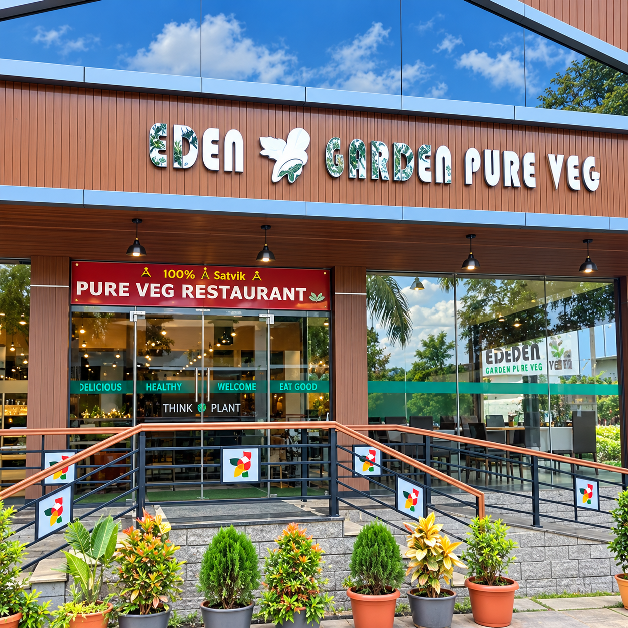 Eden Garden Restaurant- Vegetarian restaurant (Vetrilaikkundru)